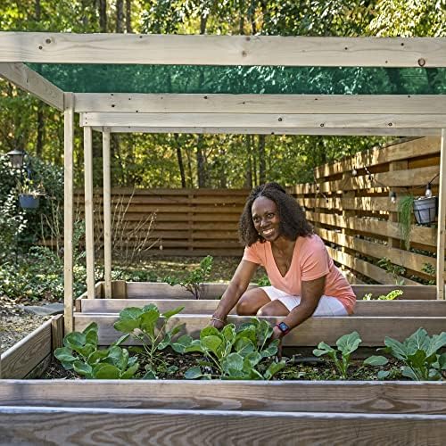 coolaroo 50% uv block garden shade cloth for shown in use