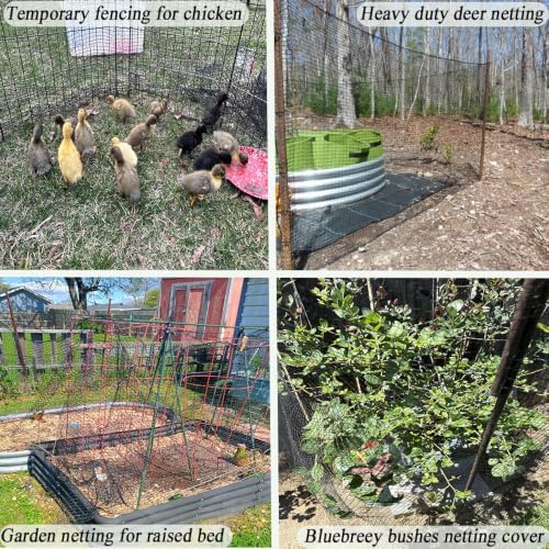 junflying deer fence netting 4x100 ft, heavy duty on a desk or shelf
