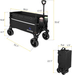 rosong collapsible wagon cart with wheels foldable, package contents