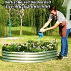 gartist 2 pcs 4×2×1 ft raised garden bed, close-up detail