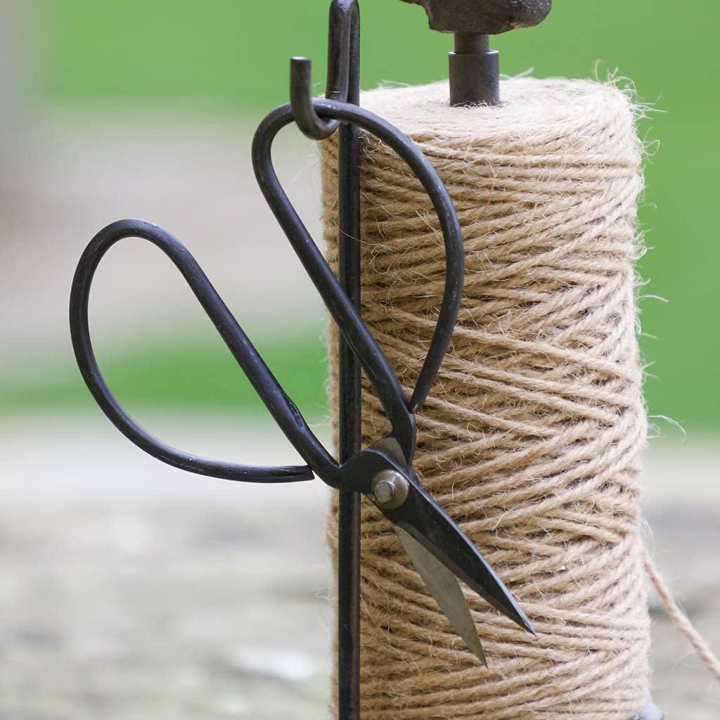 esschert design usa tg214 garden twine and scissors, side view