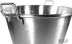 Large Cazo Stainless Steel 21" Caso para Carnitas Gas Heavy Duty Wok Acero Inoxidable
