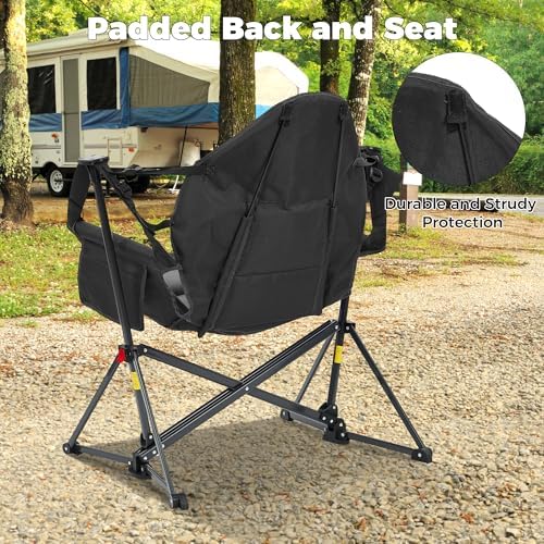 ainfox hammock camping chair, foldable portable rocking chairs, package contents