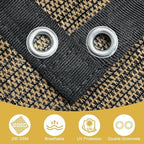 shade&beyond 90% sun shade cloth with grommets, 6' showing dimensions