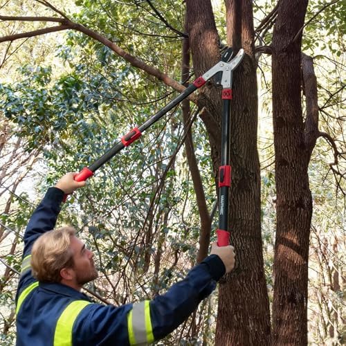 hautmec anvil loppers for tree trimming heavy duty on a desk or shelf