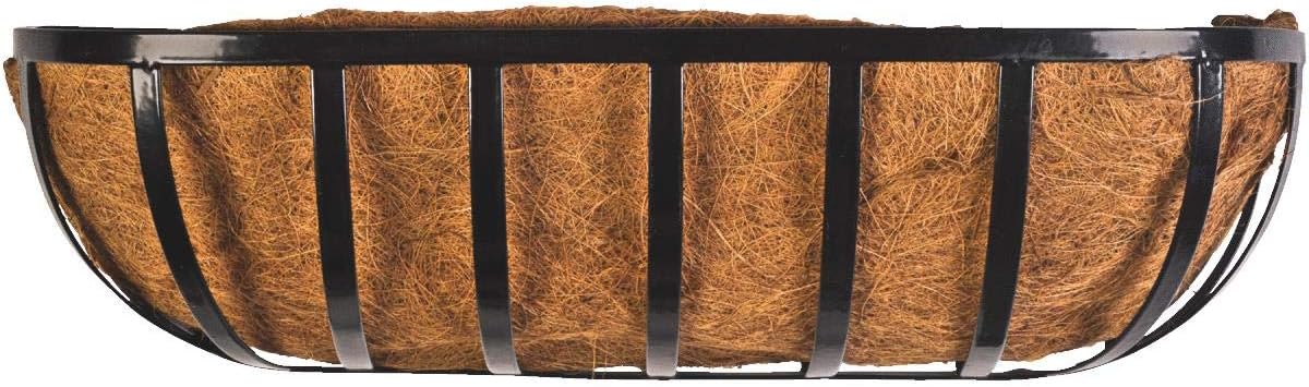 CobraCo HTR24-B 24-Inch English Horse Trough Planter, Black