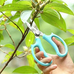 3PCS Stainless Steel Garden Scissors, Comfort Handles, Classic for Plant Pruning, Fruit Picking, Purple3