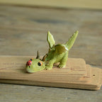 Top Collection 4414 Miniature Fairy Garden & Terrarium Mini Dragon Playing with Ladybug Statue, Small