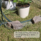 gardzen 2 pack 27"x27"x31" pop up grow tent showing dimensions