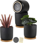 4 inch small plant pots indoor, ceramic flower, main product view