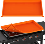36" Silicone Griddle Cover - Full Protection Grill Topper Mat | Food-grade, Oil and Waterproof, All Year Round, 450°F Heat Resistant, Easy to Clean, Outdoor Griddle Accessories