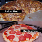 Pizza Baking Stone EXTRA THICK 9/16" for Large Big Green Egg BGE (genuine imported earthenware) not ceramic