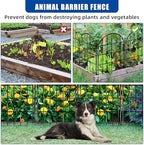 17in x 28ft decorative garden fence, 26 panels on a desk or shelf