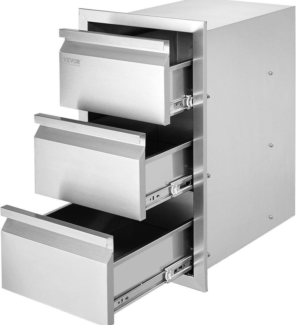 vevor outdoor kitchen drawers 14.7"w x 25.4"h x, main product view