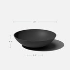 Veradek Mason Series Lane Bowl Planter| for Indoor or Outdoor Tabletops/Gardens |Made from Plastic-Stone Composite with Drainage Holes|Modern Décor for Flowers, Succulents, Small Plants