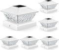 solar post cap lights outdoor 6 pack, 2, main product view