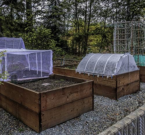 garden netting bird net 10x35ft for bug protection, front angle view