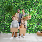fanado artificial grass wall panels 40"x120"(33.3 sqft), hedge showing dimensions