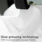 LOVE STORY Rectangle 7'x7' Waterproof Sun Shade Sail Canopy UV Block for Outdoor Patio Backyard Carport,White(We Make Custom Size)