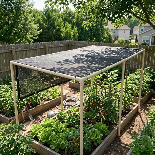 shademart 70% black shade cloth 10' x 16', package contents