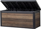 keter signature collection 150 gallon resin deck box, main product view