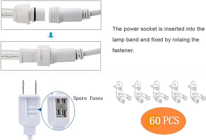 200ft LED Rope Lights Outdoor, 1440 LED Flexible Tube Lights with 8 Modes, Waterproof LED Rope Lighting for Outside, Garden, Patio, Bedroom, Party, Pool, Fences, Indoor Outdoor Decoration (Multicolor)