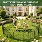 decorative garden fence, 32in h x 12ft l, view 9