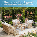 mtart metal privacy screen 72" h x 47.2", package contents
