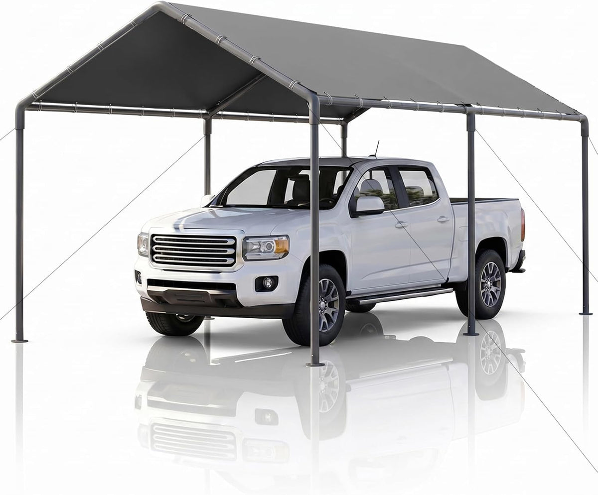 carport, heavy duty galavanized carport canopy, party car, main product view