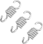 Hammock Chair Spring 3 Pcs Hammock Chair Spring Heavy Duty Metal Swing Accessory Hanging Relaxation Suspension Set