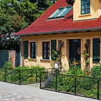 yaheetech 24in x 171ft rustproof foldable metal decorative shown in use