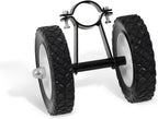 Hammock Wheel Kit for Hammock Stand, Weather Resistant Portable Universal Stand Wheel for Outdoor Use, Black