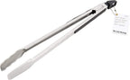 Broil King 64032 Stainless Steel Baron 16-Inch Barbecue Tong with Silicone Grip, Stainless Steel and Black