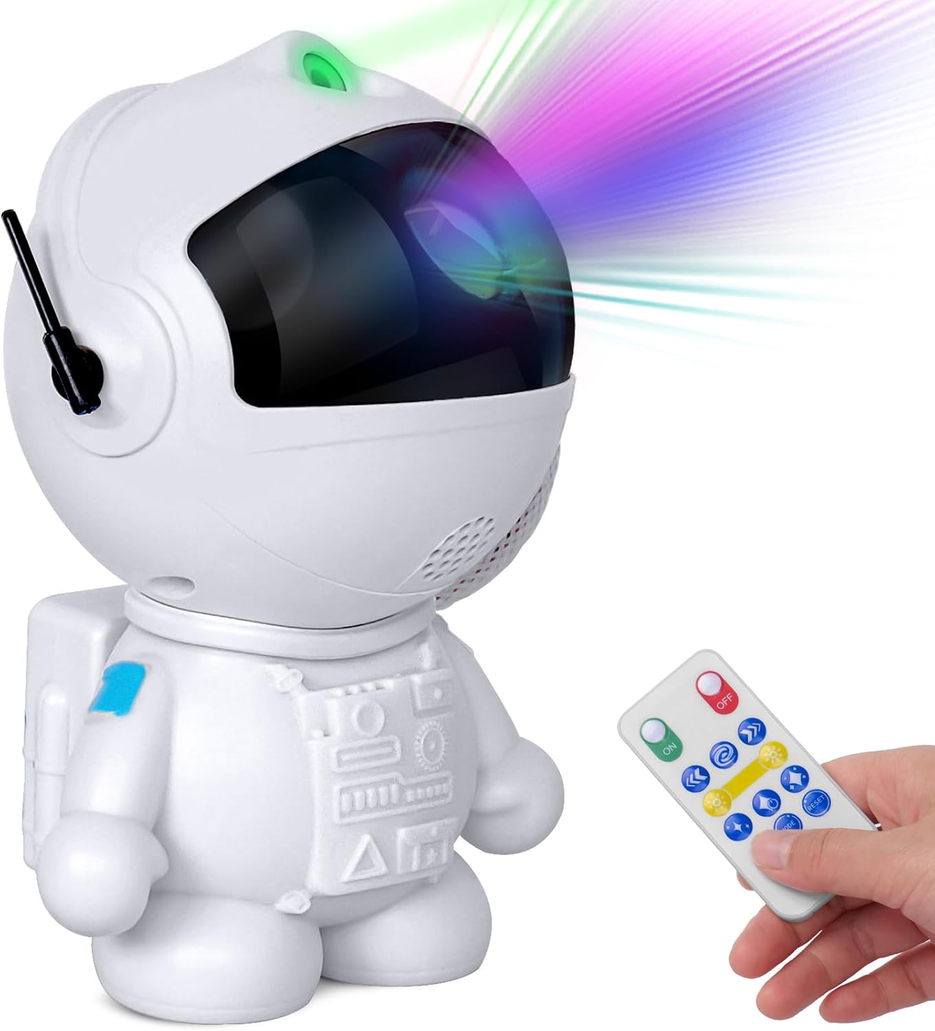 Astronaut Galaxy Star Projector Night Light with 8 Nebula Effects & Remote | 360° Rotating Nebula Light Projector for Kids Room Decor, Gifts for Boys Adult Teens for Birthday, Halloween, Christmas Party