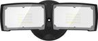 LEPOWER 28W 3000LM ‌LED Security Flood Light‌ ‌Outdoor‌, Switch Controlled Aluminum ‌Security Light‌, 2 Adjustable Heads, 5500K Daylight, IP65 Waterproof, Wet Location for Patio, Garden, Yard Lights