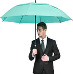 G4Free 47/54/62/68/72 Inch Automatic Open Golf Umbrella Oversize Extra Large Double Canopy Vented Windproof Waterproof Stick Umbrellas