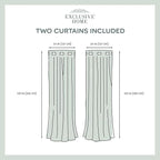 Exclusive Home Cabana Solid Indoor/Outdoor Light Filtering Hook-and-Loop Tab Top Curtain Panel, 54"x108", Taupe, Set of 2