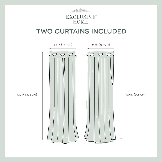 Exclusive Home Cabana Solid Indoor/Outdoor Light Filtering Hook-and-Loop Tab Top Curtain Panel Pair, 54"x108", Mecca Orange