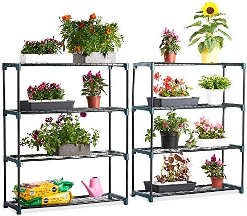 vonhaus greenhouse staging unit – shelving for greenhouse, main product view