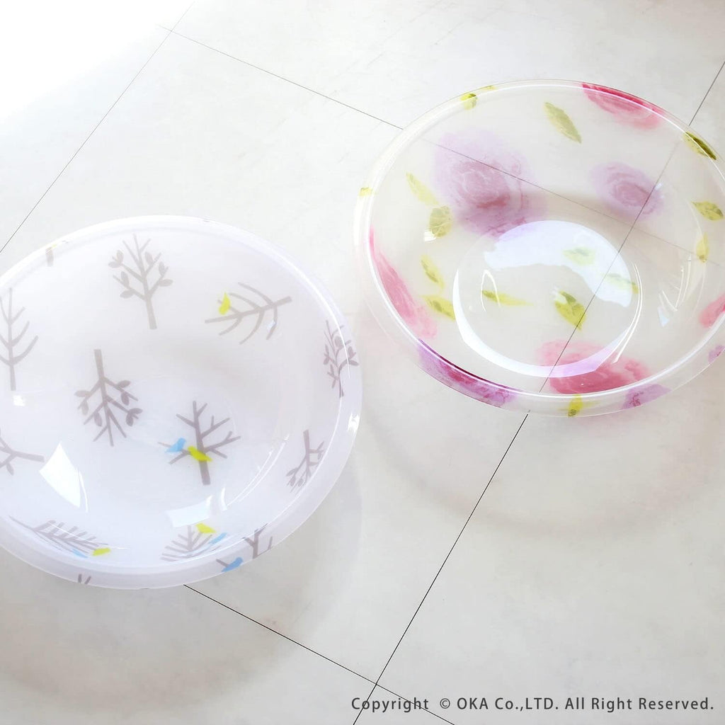 OKA Washball Tree Bird (White) 12.2 inches (31 cm), Regina Acrylic