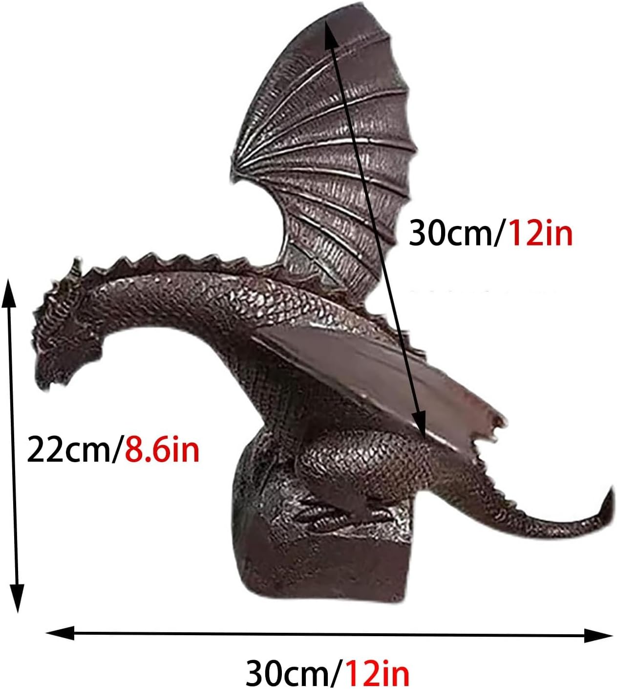 Dragon Spitters for Small Ponds,Animal Pond Fountains,Outdoor Water Feature Statue, Koi Fish Ponds Gardens Water Outlet Sprayer, for Balcony, Courtyard and Home
