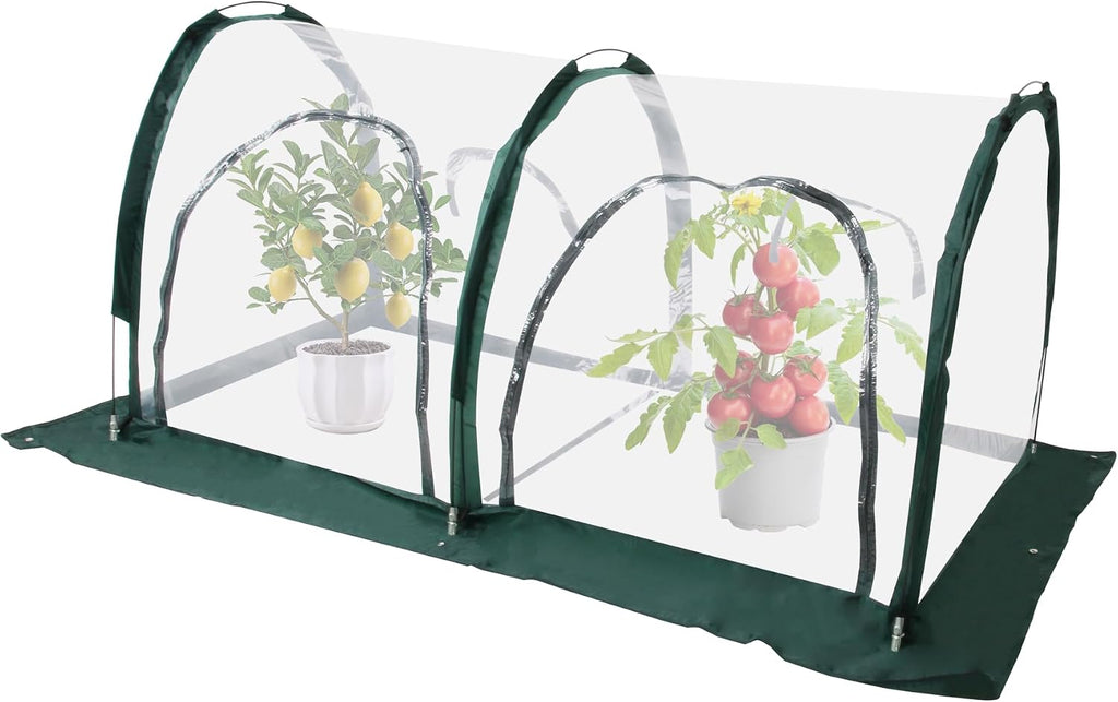 portable tunnel greenhouse for outdoors - transparent mini, main product view