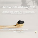 zen principle hardwood activated charcoal powder 100 percent, front angle view