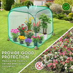 pop up mesh plant cover,35x35x38'' garden netting for showing dimensions