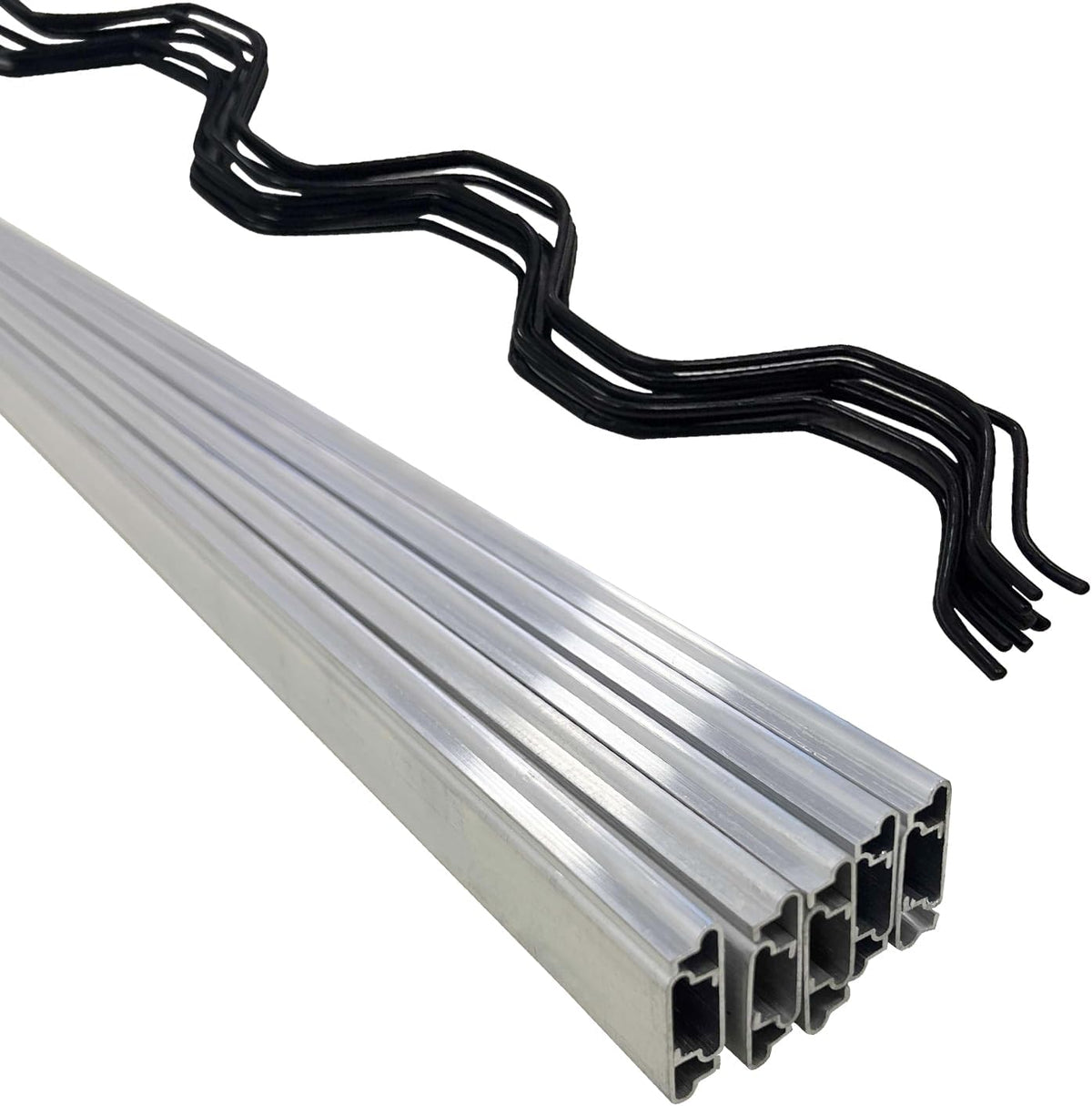 10 set greenhouse lock channel and spring wire,1mm, main product view