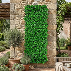 natrahedge 20''x50'' artificial privacy grass wall decor, laurel showing dimensions
