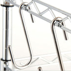 30 Pack 2.4 inches Heavy Duty S Hooks for Hanging, Pan Pot Holder Wire Shelves Rack Hooks for Hanging, S Shaped Hanger Metal Hooks for Kitchen Pots Utensils Jeans Clothes Bags Hats Towels Plants