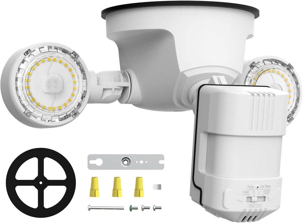 sansi 15w 2000lm motion sensor outdoor lights, ip65, main product view
