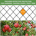 bird netting 25'x50'with 3/4" square mesh, heavy duty, close-up detail