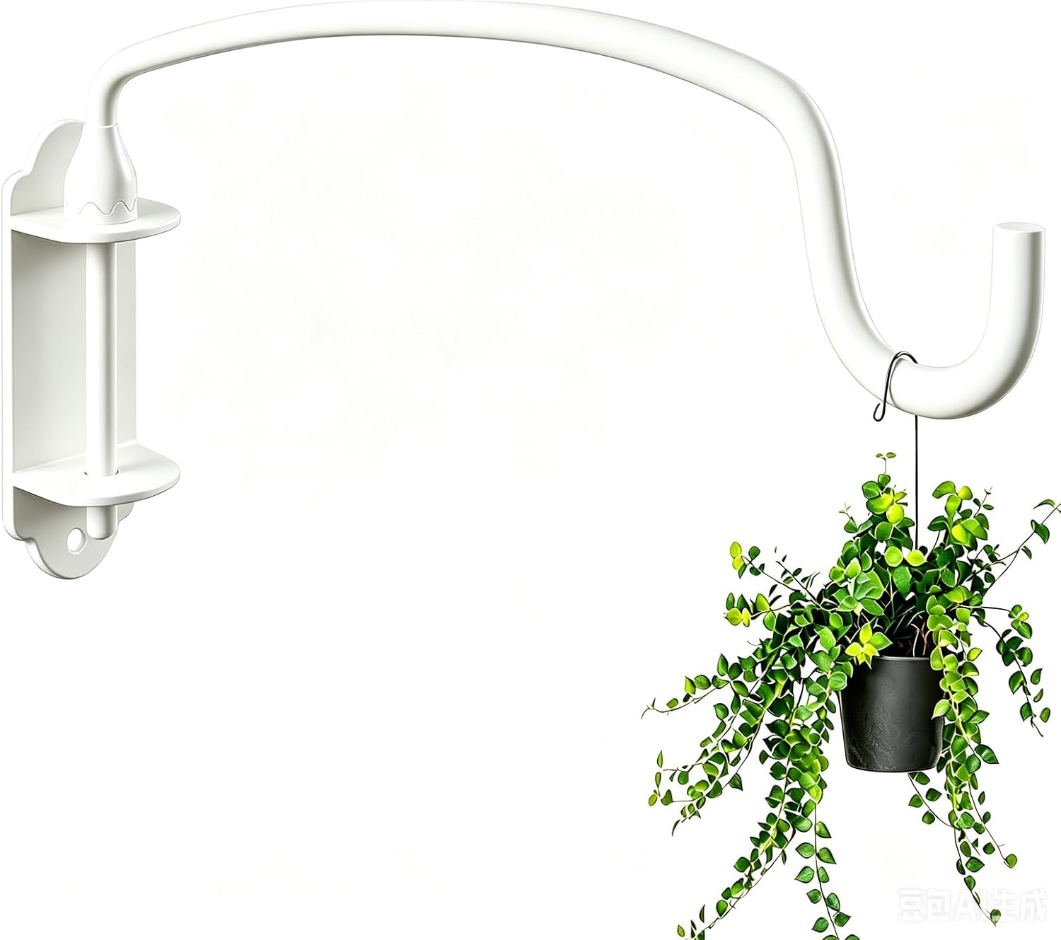 Plant Hook,12 Inch Plant Hanger Bracket Heavy Duty Wall Mounted Hooks for Hanging Bird Feeder, Flower Bracket, Anti Rust Metal Lanterns